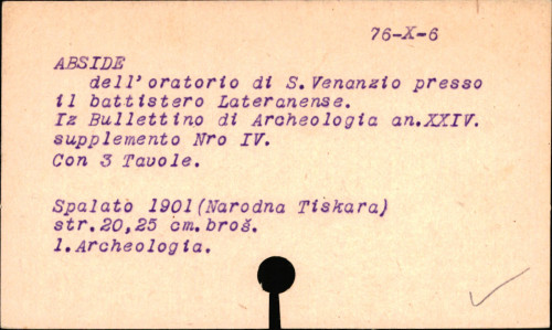 Abside dell' oratorio di S. Venanzio presso il Battistero Lateranense.