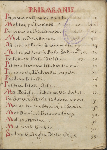 Diella Bogogliubna prie i poslie Ispouiesti i Prisuetoga Pricestienia sauisce raslike Molitue sa usdarsciat dusciu u millosti Boscioi.