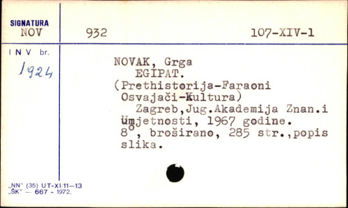 Egipat. Prethistorija.  Faraoni.  Osvajac̆i.  Kultura.