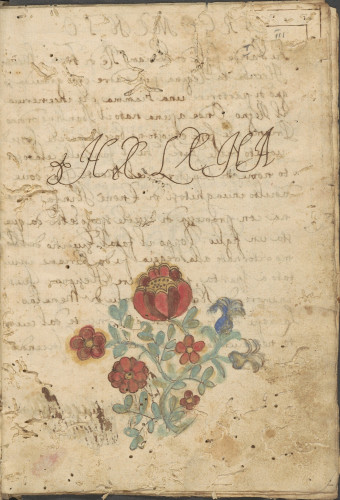 »Elena / Spieuagnie G. Giona Giore Palmotichia / Vlastelina Dubrova/ckoga Prikasana G. 1640. AM. G. (= Anto Marini Gleghieuuich) 1677.